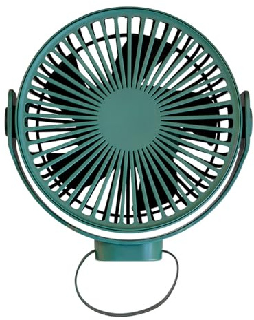 Nucelit 360 rotation 18 cm USB-driven skrivbordsfläkt hängande fläkt 4 hastigheter tak för camping tält utomhus skola hem hängande för växttält