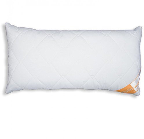 Garanta Hallo Wach Steppkissen 40 x 80 cm - Füllung mit Polyesterkugeln - Mikrofaser - waschbar bis 60°C - pflegeleicht
