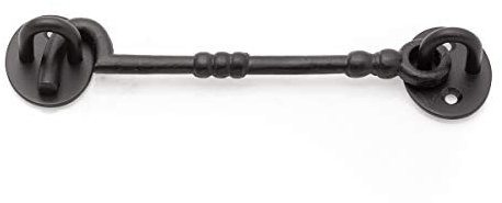 Antikas - Fallhaken - Sturmhaken wie antik - Windhaken mit Öse - Feststeller - Länge 15,5 cm