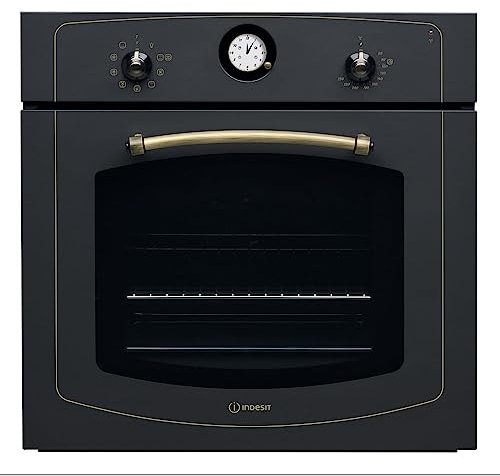 INDESIT IFVR 800 H AN-Forno da Incasso Elettrico Ventilato 65L, 8 Programmi, Modalità Pizza Grill Gratin, Funzione Autopulente, con Lampada Alogena, Elettrodomestici Cucina Classe A, 59,5Lx59,5Hx56,4P
