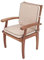 PillowPrim Sesselauflage für Niedriglehner- Kissen für Sessel, Gartenliege- Sitz abmessung - 49x47 cm - Hoher Rücken 52 cm - Gartenkissen Polster - Beige