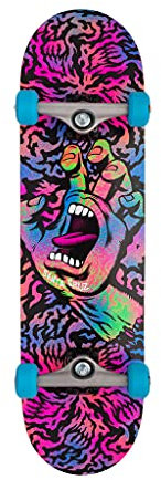 Santa Cruz Obscure Hand Factory Skateboard, groß, Multi 21 cm
