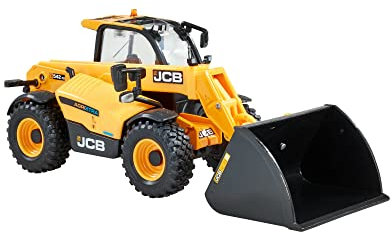Britains JCB AGRIXTRA Loadall Farm Toys - Telescopic Handler - 1:32 JCB AGRI Truck - Collectable Tractor Toy - 1:32 Scale Farm Toys - Suitable For Collectors And Kids - 3 Year Plus, Yellow