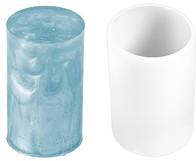 Ideen mit Herz Molde de silicona cilíndrico | Tamaño del objeto: 8,7 cm de alto, 5 cm de diámetro