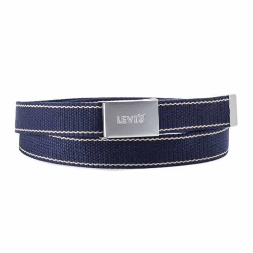 Levi's Headline Web Placa Belt, Navy Blue, Un Men's, azul marino, Talla única