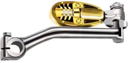 Palanca de arranque de motocicleta, repuesto de Kickstarter, agujeros de montaje de 12 mm, pedales anchos de metal para modelos de motor