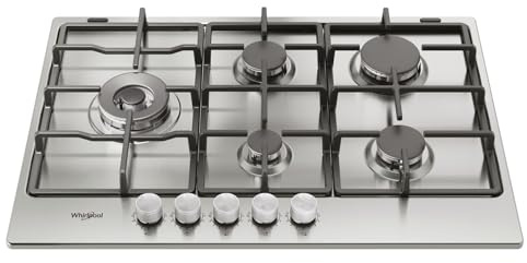 Whirlpool KGML 761 IX Acciaio Inox da Incasso 75 cm Gas 5 Fornello(i)