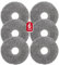6 wipes for Xiaom i X10+/X20+/Dream e L10 Ultra/L10s Plus/X40 Ultra/L10s/Ecovac s Deebot T20 Omni/T20e Omni robot aspirapolvere lavabile in microfibra