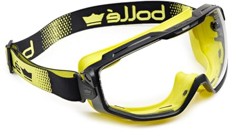 Bollé UNIVGN14W Lunettes de sécurité universelles transparentes ventilées avec mousse