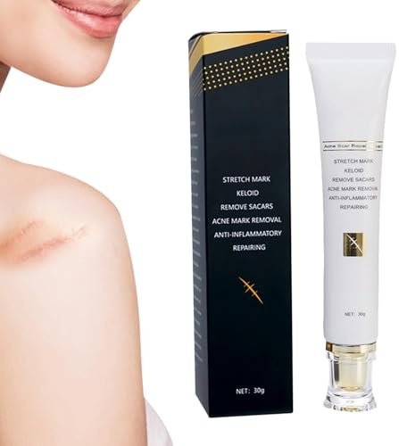 Crema Per La Riparazione Delle Cicatrici,30g Soluzione Per Tutte Le Pelli,Crema Levigante Per Cicatrici Del Viso E Del Corpo - Per Gambe, Mani, Guance, Collo, Braccia, Adolescenti, Adulti, Donne, Uomi