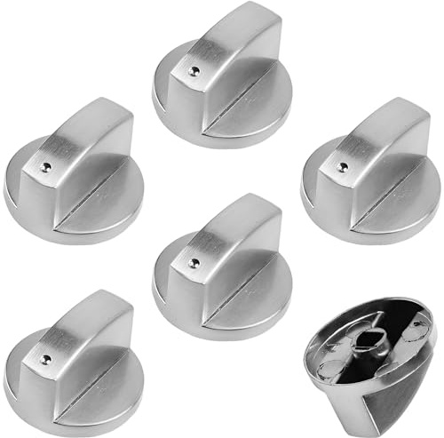 6 Pezzi Manopole Forni, 6mm Manopole Piano Cottura, Pomelli Cucina, Gas Stufe Controllo Manopole, Manopole Cucina Gas Universali, Pomelli per Fornelli a Gas, per Forno a Gas Piano Cottura Stufa Gas