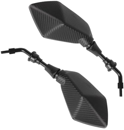Rétroviseurs Latéraux Moto Moto Rétroviseur Latéral Convexe Arrière 8 Mm 10 Mm Fixer Bout Guidon(M8)