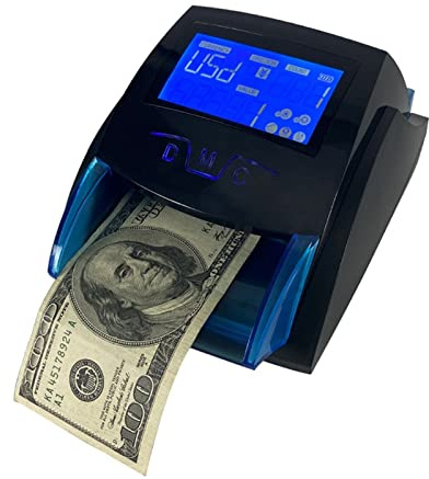 Sedelkontroll, Penningbänksmaskin XD-520B USD EUR MYR THB LBP Money Counter Fake Notes Detector med 4 sidor Insertion Pengardetektor