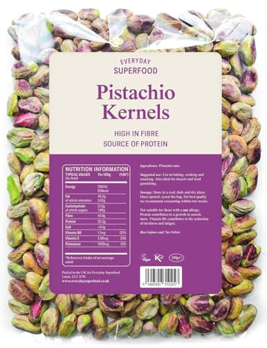 Everyday Superfood Raw Pistachio Kernels 150g | Certified & Tested for Low Aflatoxin | No Shell, No Salt, No Hidden Oils