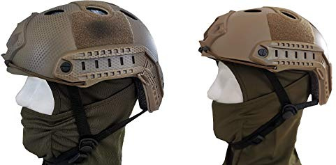 LOBOLOKO TAN/Seals - Casco para airsoft y paintball (1 unidad)