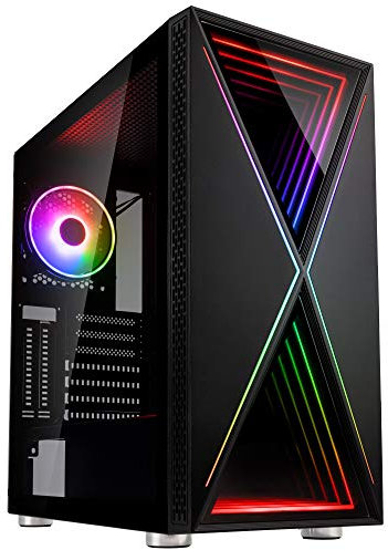 Kolink Void X ARGB Mid Tower PC-Gehäuse, ATX, Tempered Glass, Gaming Case