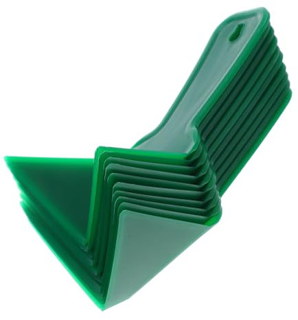 Truelle d'Angle 10 Pièces en Plastique Vert pour Façonnage des Coins