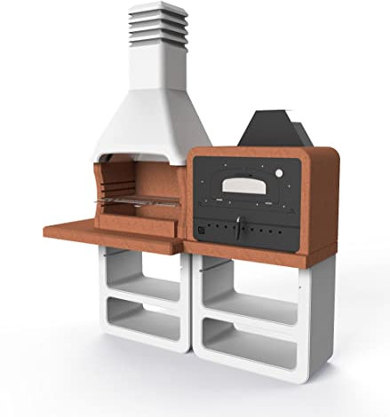 Horno de obra Napoli – Madera y carbón vegetal