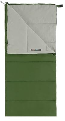 GOXQIT Sacco a Pelo da Campeggio Trapunta Doppia Impermeabile Ultraleggera impiombata Lavabile Escursionismo a casa for Esterni 3 Stagioni per Campeggio(Green)
