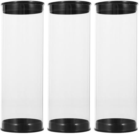 NIYANGLE Golf Ball Container Pack of 3 PVC Tubes for Golf Ball Collection and Display and Retail Showcases