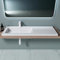 doporro Waschbecken Design Einbauwaschbecken 120x46x13,5 cm Colossum820 aus Mineralguss Waschtisch Handwaschbecken Becken Links
