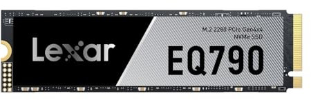 Lexar EQ790 1TB SSD M.2 2280 PCIe Gen4x4 NVMe 1.4, Interne SSD, 7000 MB/s Lesen, 5000 MB/s Schreiben für Intensive Workloads, PS5 & PC Gaming, Leistungsstarkes internes Solid State Laufwerk