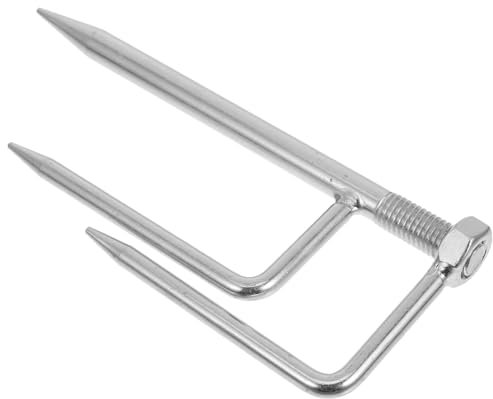 TOBBOMEY Soporte De Sombrilla De Playa Compacto y Ligero Ancla De Arena Resistente Base para Sombrilla De Exterior para Viajes y Actividades Al Aire Fácil De Usar Arena y Tierra