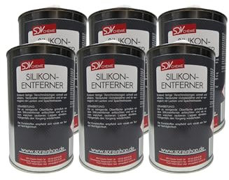 SDV Chemie Silikonentferner 6X 1 Liter für Autolack Lackierer Siliconentferner 6L Cleaner