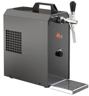 ich-zapfe.de Spillatore Birra con Pompa a Membrana Soudek Jet 30K, Dispenser Birra, Macchina per Birra 1-Linea, 30 Litri/h