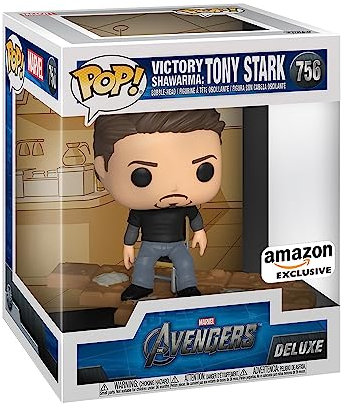 Funko POP! Deluxe: Marvel - Tony Stark Shawarma - Avengers - Amazon Exclusive - Collectable Vinyl Figure - Gift Idea - Official Merchandise - Toys for Kids & Adults - Movies Fans