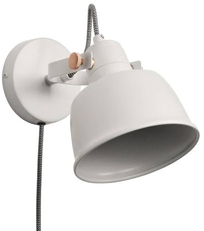 B·LED BARCELONA LED - Aplique de pared interior KUKKA con interruptor y enchufe