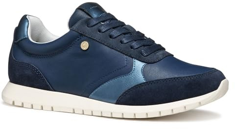 Geox D Sukie 2.0 C, Scarpe da Ginnastica Donna, Navy, 38 EU