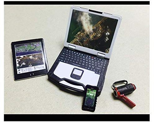 ZSMD 1/6 Digitalkamera-Set Red Circle SLR-Kamera-Ausstattungsset Geeignet Für Dress Up HT VERYCOOL TTL Phicen TBLeague (C)