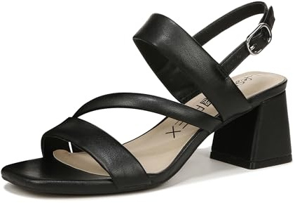 LifeStride Womens Celia Slingback Strappy Dress Sandals Black 8 M