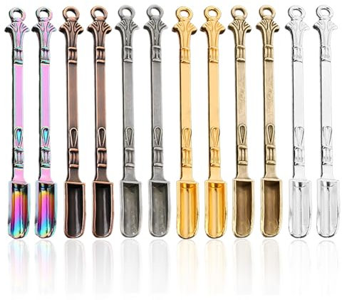 12 Uds Cucharas Vintage Cucharas De Metal Vajilla Creativa Suministros De Cocina Mini Cucharas