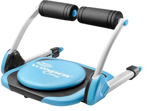 Wonder Core Smart Waist Twist Ab Machine: Assist Sit-Up Bench & Core Roller