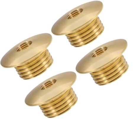 Operitacx 4pcs Metal Nut Screw Light Fixture Nut Lampshade Screw Cap Replacement Threaded Lamp Holder Fittings Compatible with Lamps for Easy Installation and Versatile Lighting Applications
