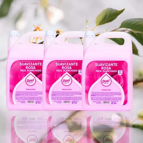 Dosidermo Suavizante Concentrado Profesional 5kg - Con Sedalina y Aroma Dulce floral - Protector de Ropa Delicada, Antiestático y Planchado Fácil_Lote tres uds.