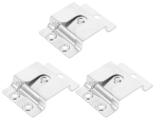SHINEOFI Soporte de Micrófono de Radio Metálico para Coche Gancho de Suspensión Compatible con Kenwood Tk868G Tm471A Tm271A Tm281 Clip Trasero para Micrófono Portátil Pack de 3 Piezas