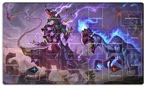 Mlikemat ZD014-733-A Tappetino Ultimate Conductor Tyranno CCG TCG per gioco di carte collezionabili e custodia gratuita