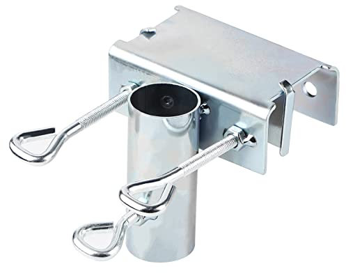 efuturetime Support Parasol Balcon Pieds de Parasol Support de Parasol pour Table de Jardin, Pince de Parapluie Réglable pour Balcon, Fixation de Parasol pour Table, Ø25-38mm