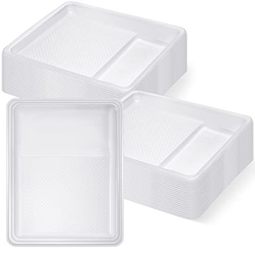 Geelin 40 Stück 22,9 cm Einweg-Farbwannen-Einlagen, robuste Kunststoff-Haushalts-Farbschalen