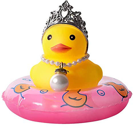 Decoraciones de pato para el interior del coche, patitos de goma para salpicadero, patitos de goma, divertidos adornos de pato para el salpicadero del coche, decoración de mesa de oficina