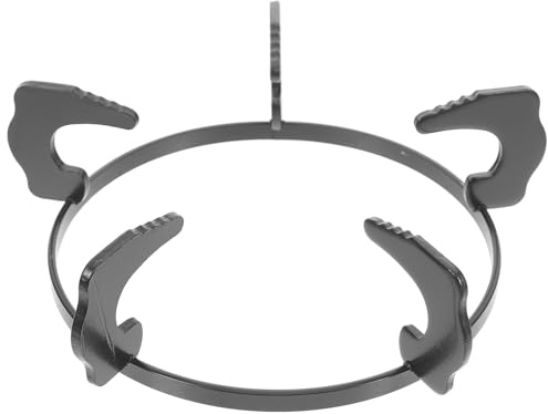 Amosfun Supporto Antiscivolo per Fornello a Gas in Ghisa 8.54X8.54X2.52In Resistente al Calore Rack Universale per Wok E Padelle Accessori da Cucina Facile da Pulire E Installare