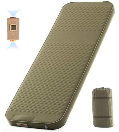 MOPHOTO 200x70x10cm Single Self-Inflating Sleeping Pad/Airbed with Pump