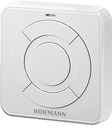 Hörmann Funk-Innentaster FIT 5 868-BS weiß 26Spr (Vier Tastenfunktionen + Abfragetaste, Weiß, intuitive Bedienung, Fernbedienung, Smart Home) 4556698