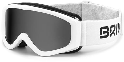 BRIKO - Goggles, Gafas de esquí - Tormenta - Niño/a - Blanco