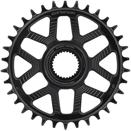 Helix R e*spec Kettenblatt – 34 Zähne – Bosch Gen4 Direct Mount – 52/55 mm Kettenlinie – 11/12 V kompatibel – Schwarz