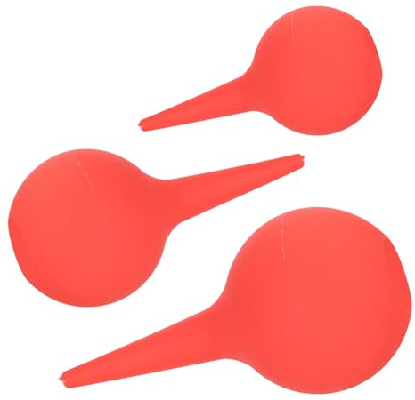 FOMIYES 6 Piezas Bola Que Sopla Suciedad Bulbo Limpiador De Auriculares Limpieza De Oídos Limpiador De Bomba De Soplador De Aire Limpiador De Soplador De Aire Soplo Gel De Sílice Rojo