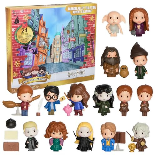 Wizarding World Harry Potter - Calendario de adviento de Harry Potter - Calendario de adviento para Navidad con 24 sorpresas, Accesorios, Figuras mágicas, Juguete Infantil de 6 años y más